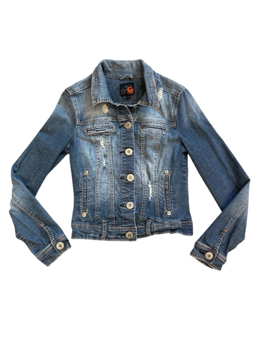3/$10 ☀️ G by Guess | Distressed Denim Jacket